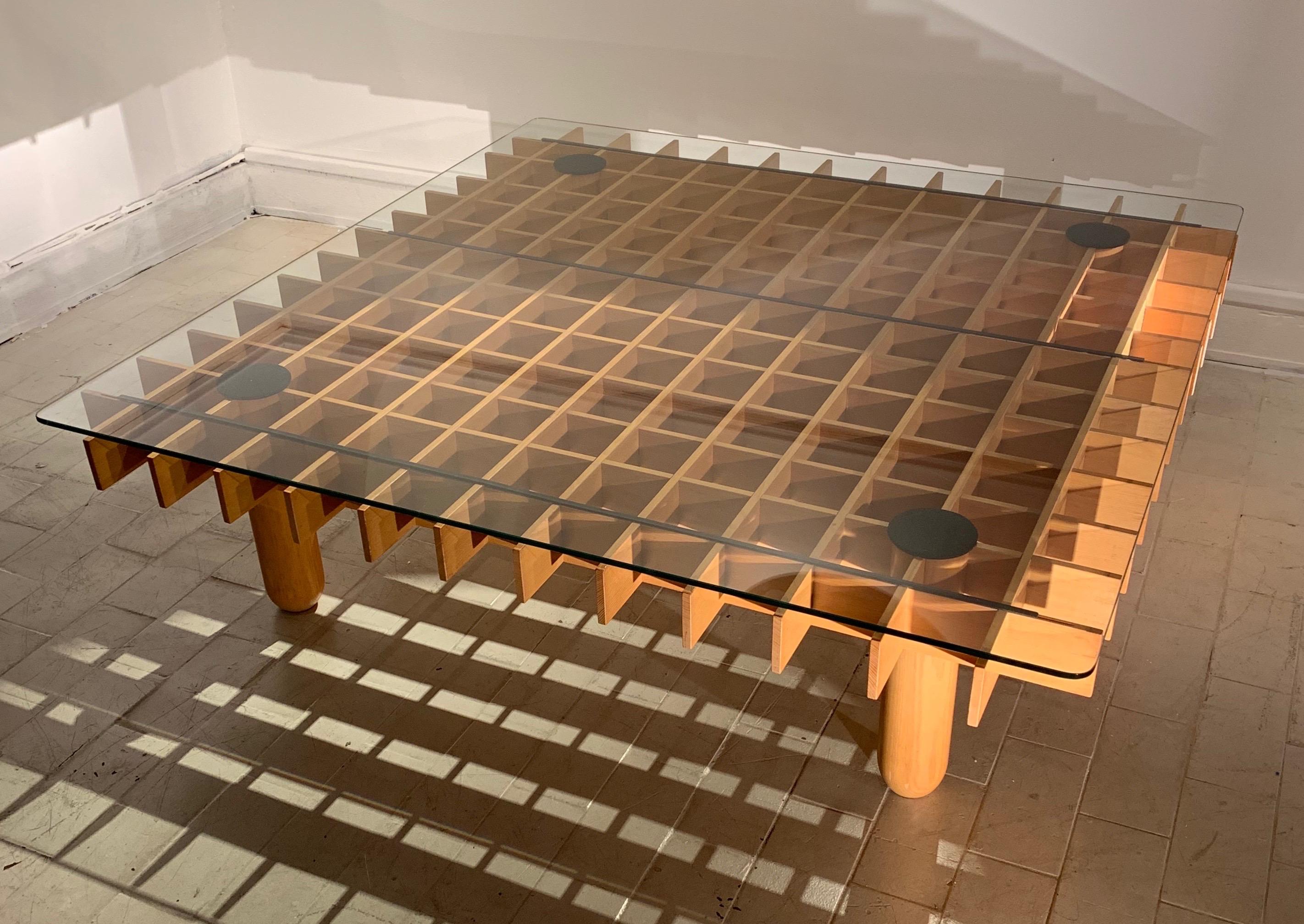 Knoll Graphic Italian Coffee Table, 1970s In Good Condition In Brussels, BE