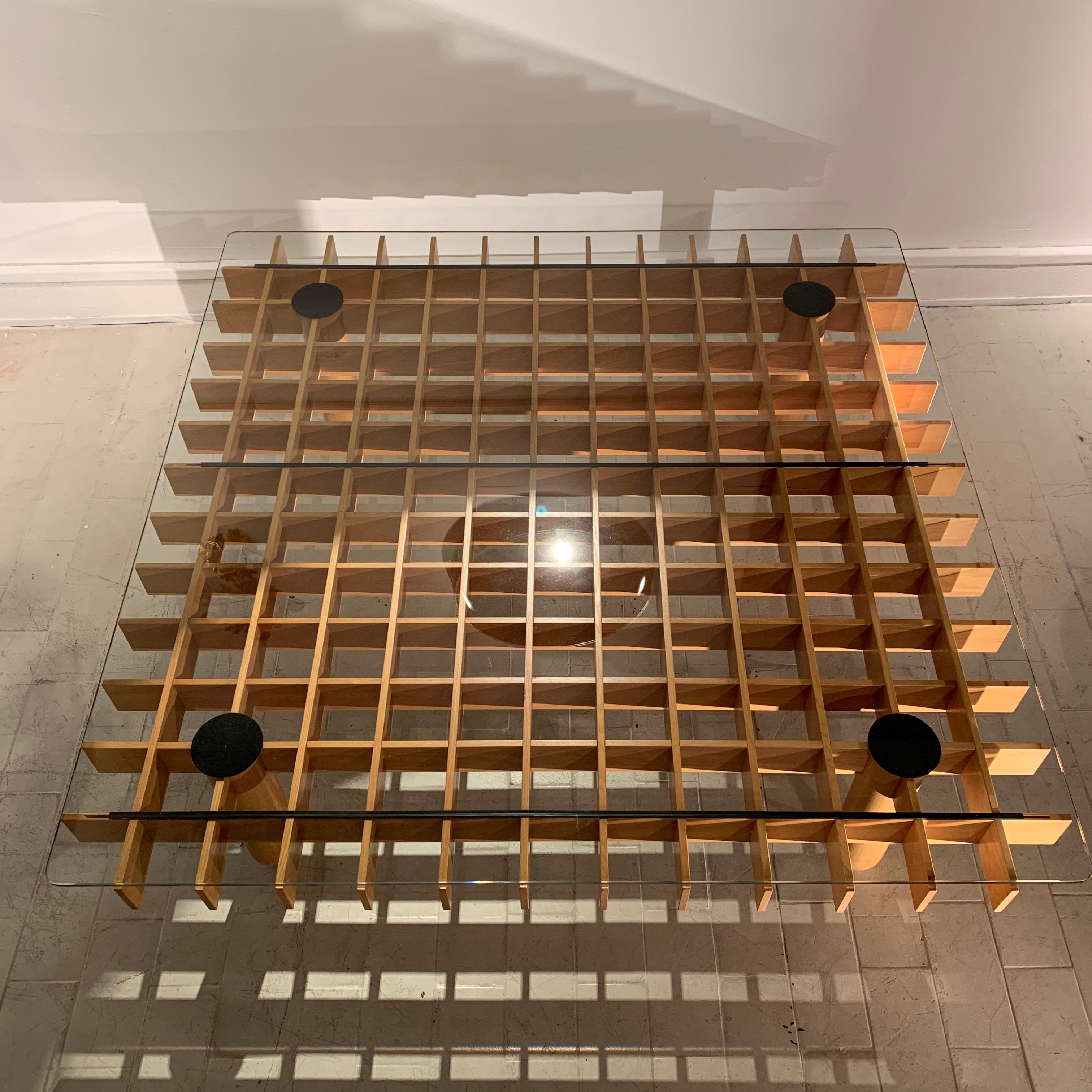 Late 20th Century Knoll Graphic Italian Coffee Table, 1970s