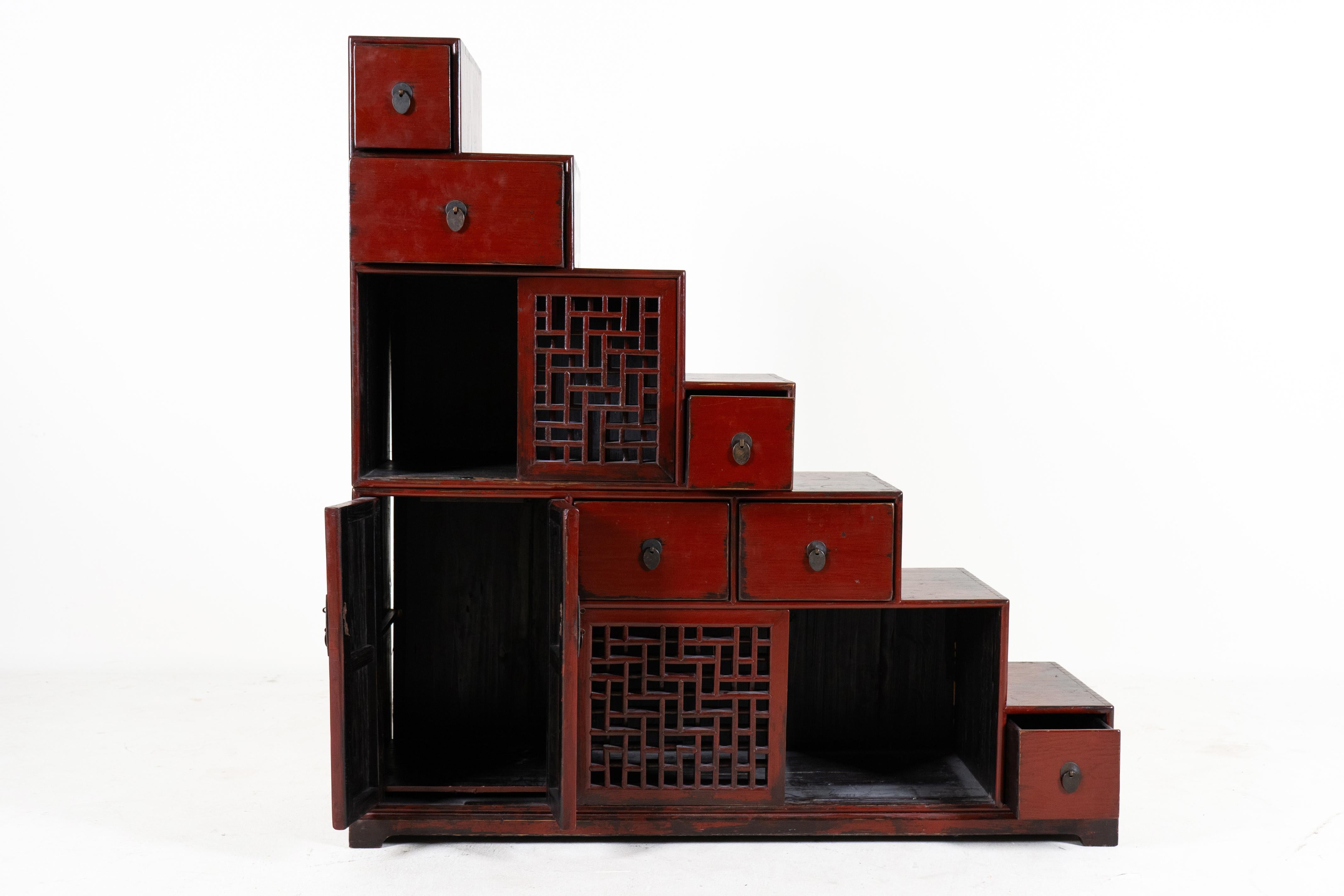 Chinese A Korean Step Tansu  For Sale