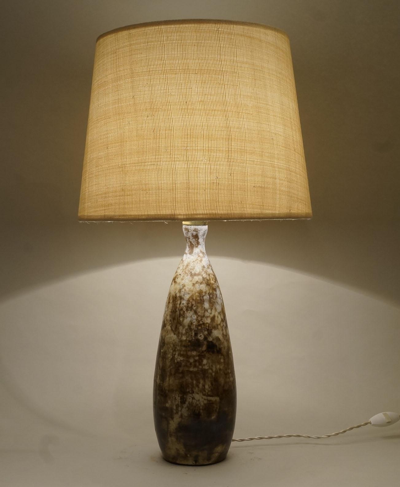 French Kostenda Ceramic Table Lamp For Sale