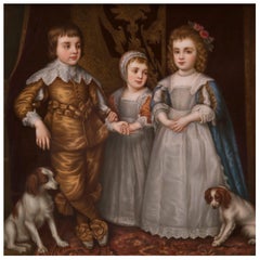 A KPM Porcelain Plaque After The Painting By Sir Anthony van Dyck, Circa 1890