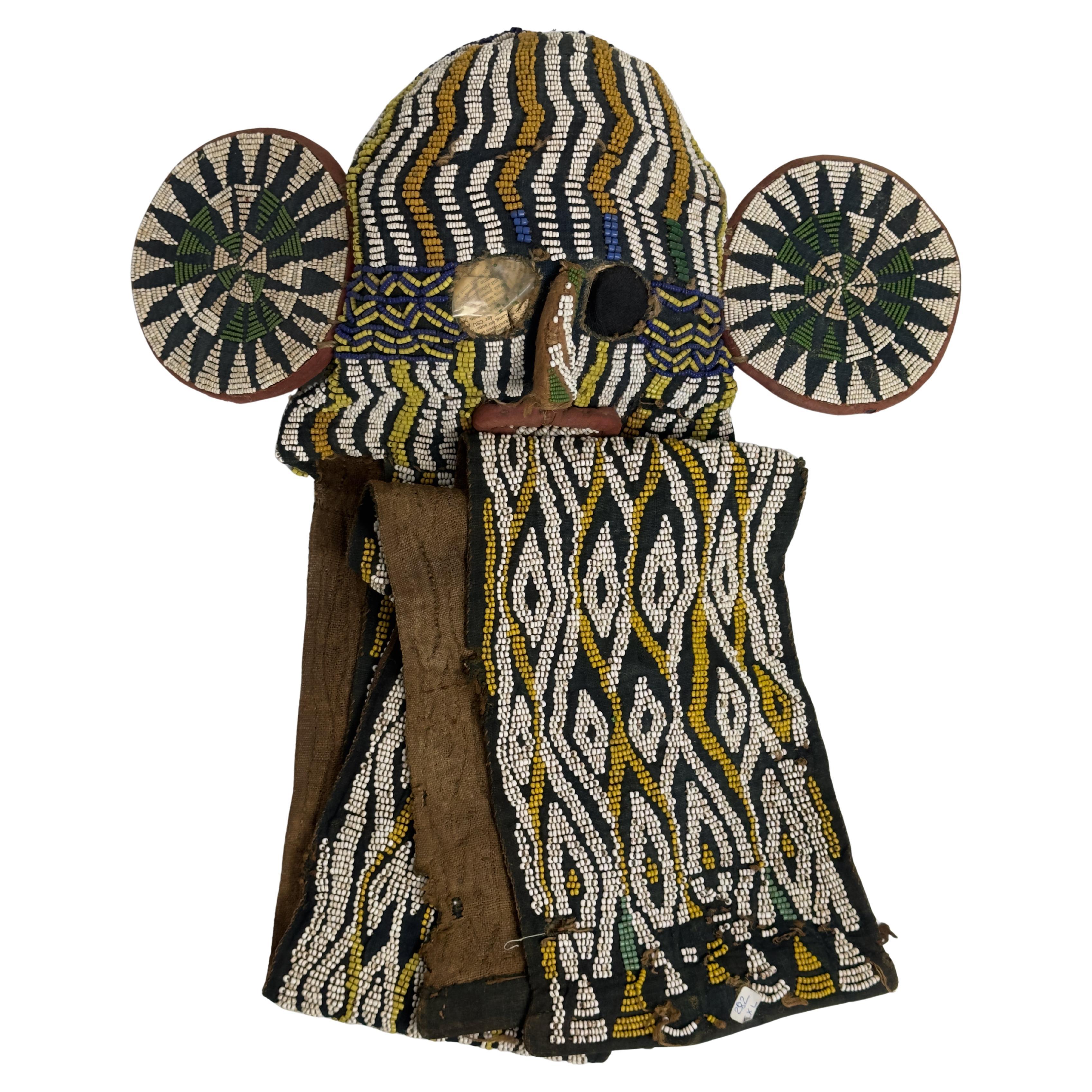 A Kuosi society elephant mask For Sale