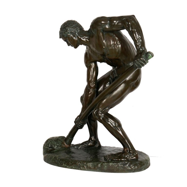 Bronze sculpture model of 