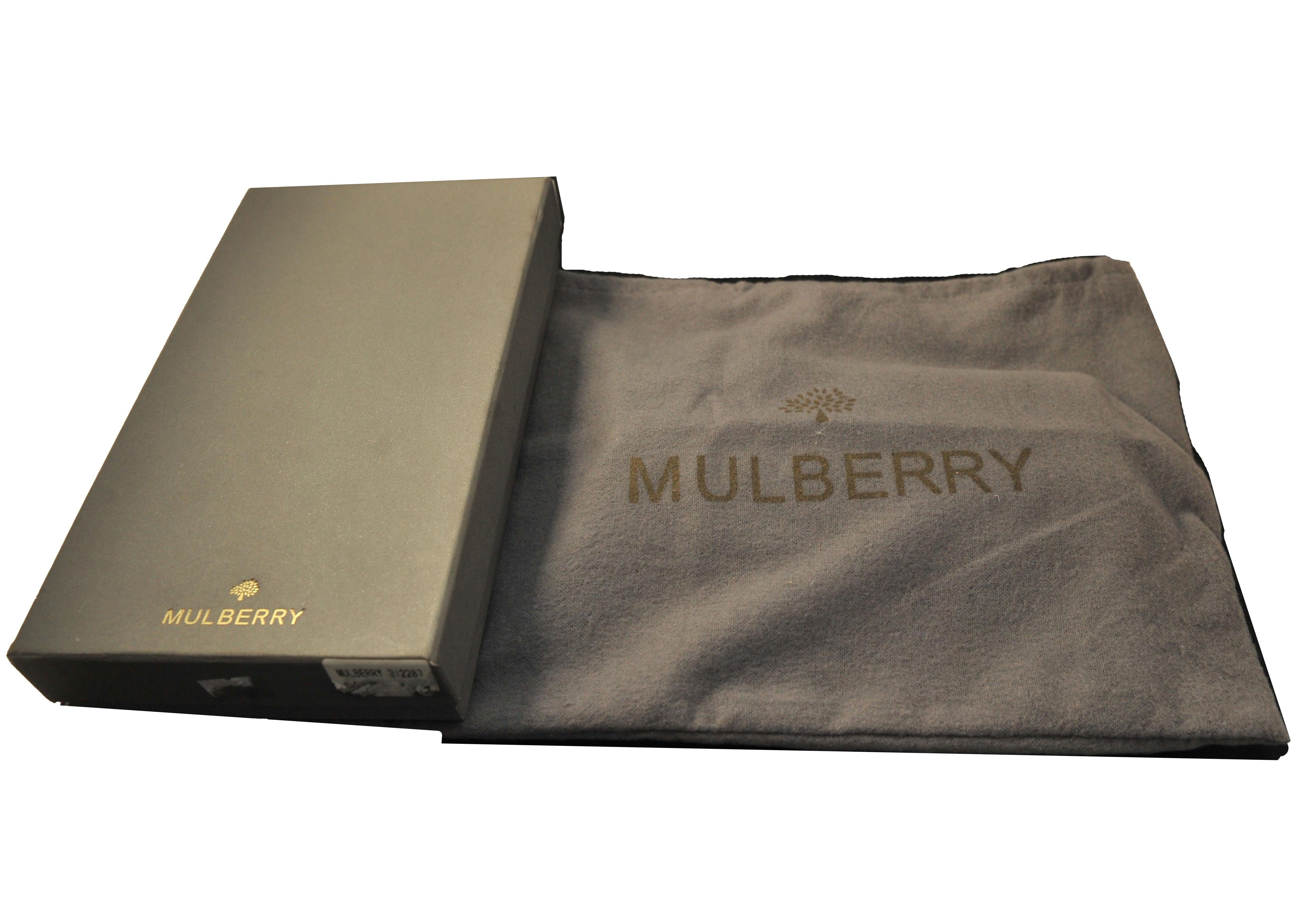Contemporary A Ladies Mulberry Tan Leather Wallet with Original Dust Cover & Grey Box
