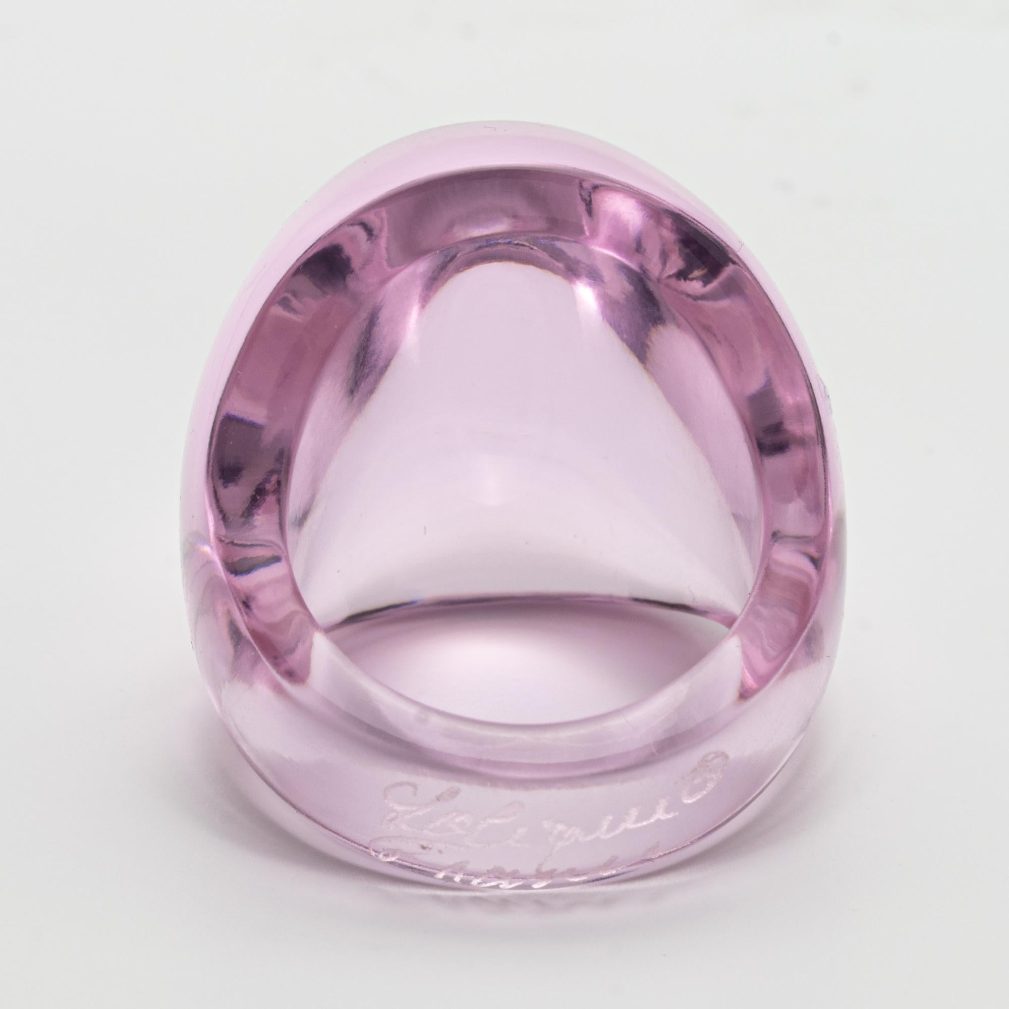 lalique glass rings