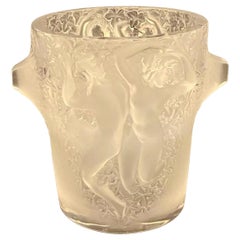 A Lalique Crystal Ganymede Champagne Cooler Ice Bucket