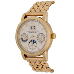 A. Lange & Söhne Yellow Gold Langematik Perpetual Calendar Automatic Wristwatch 