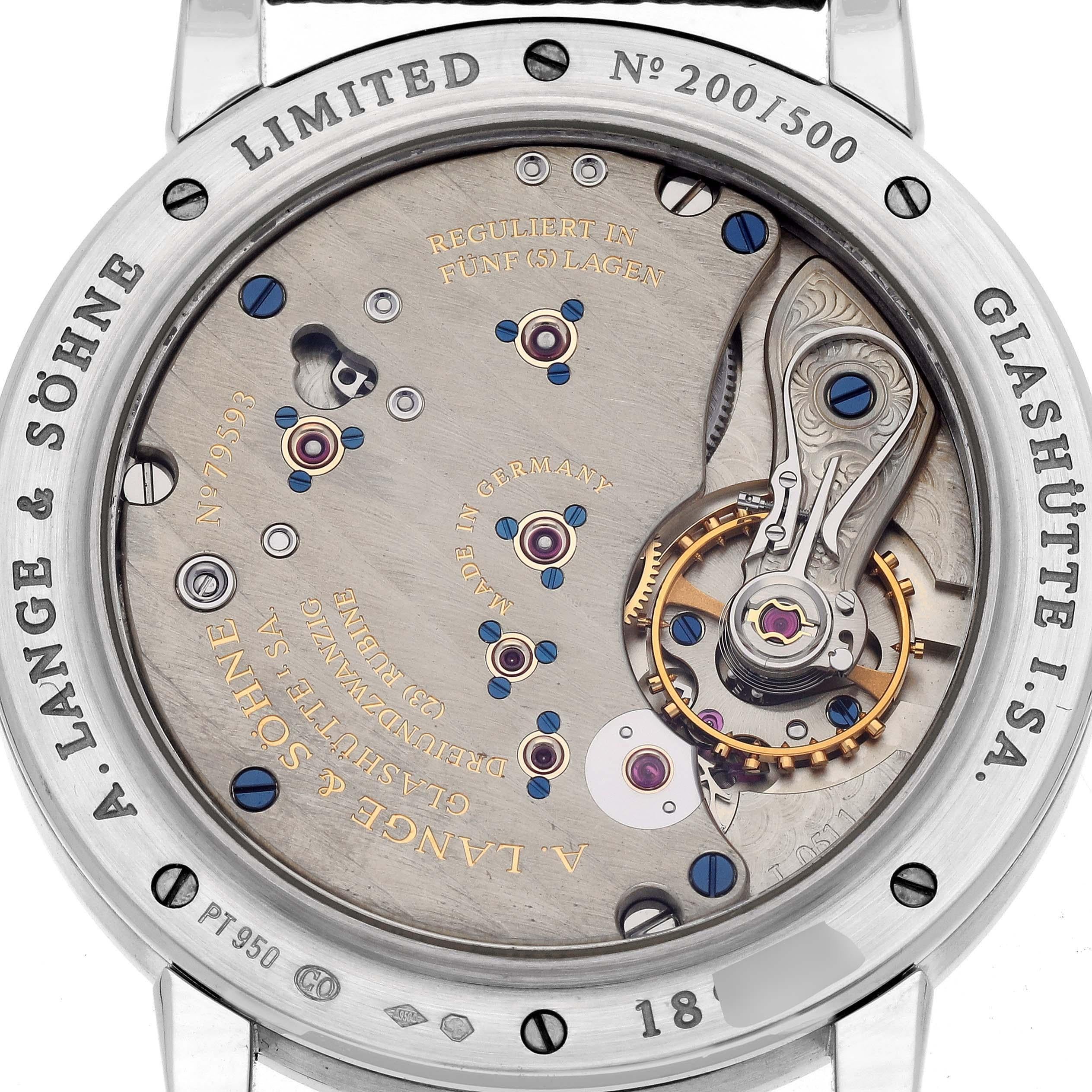 Men's A. Lange and Sohne 1815 Platinum Mens Watch 233.025 For Sale