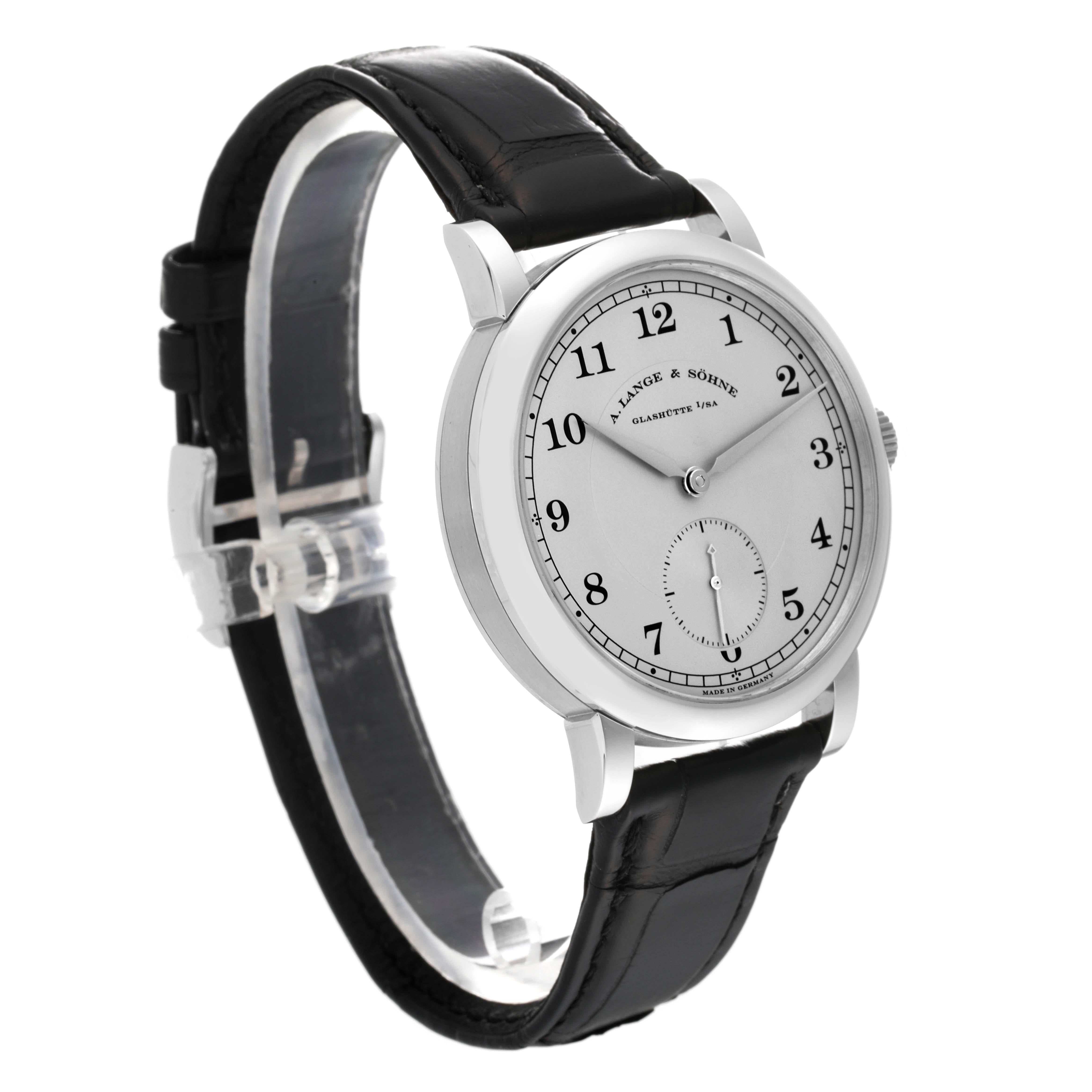 A. Lange and Sohne 1815 Platinum Mens Watch 233.025 Papers For Sale 4