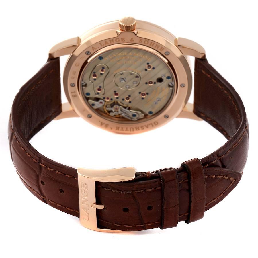 Men's A. Lange and Sohne Grand Lange 1 Rose Gold Mens Watch 115.032 For Sale