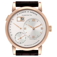 Used A. Lange and Sohne Lange 1 Daymatic Rose Gold Mens Watch 320.032 Papers