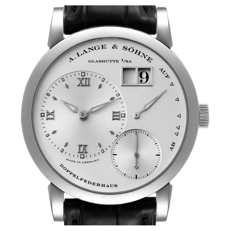 A. Lange and Sohne Lange 1 White Gold Mens Watch 191.039