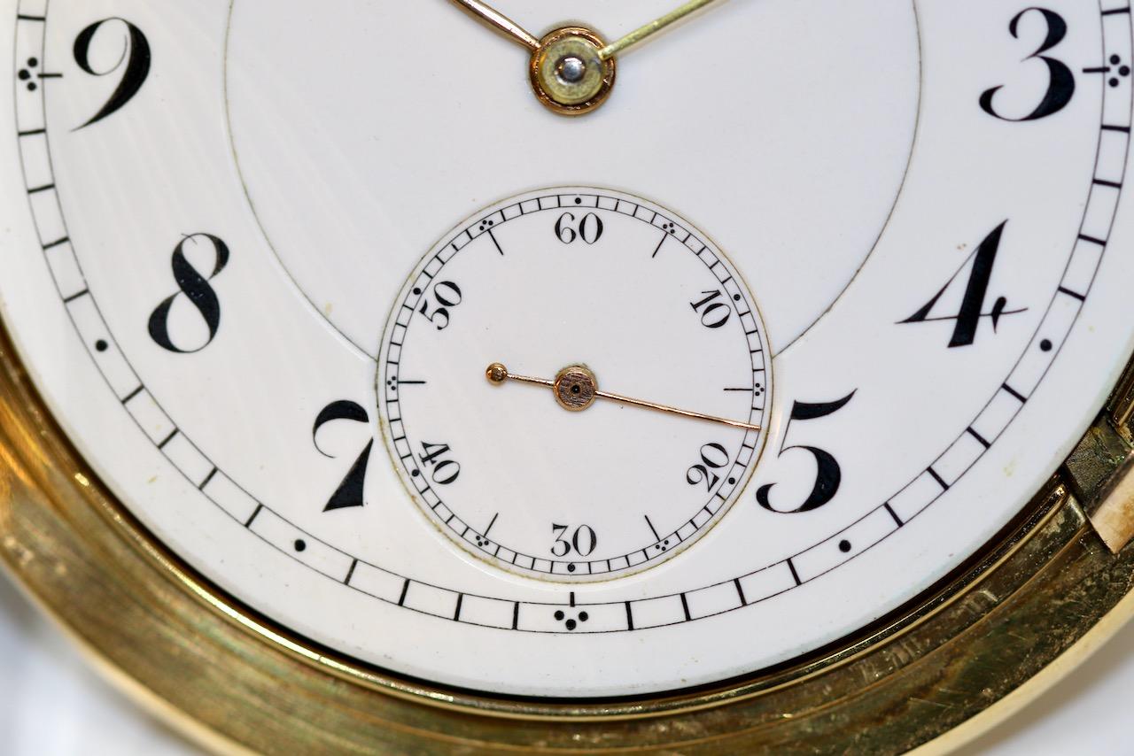 A. Lange & Söhne 18 Karat Gold Savonette Pocket Watch, 52mm For Sale 13