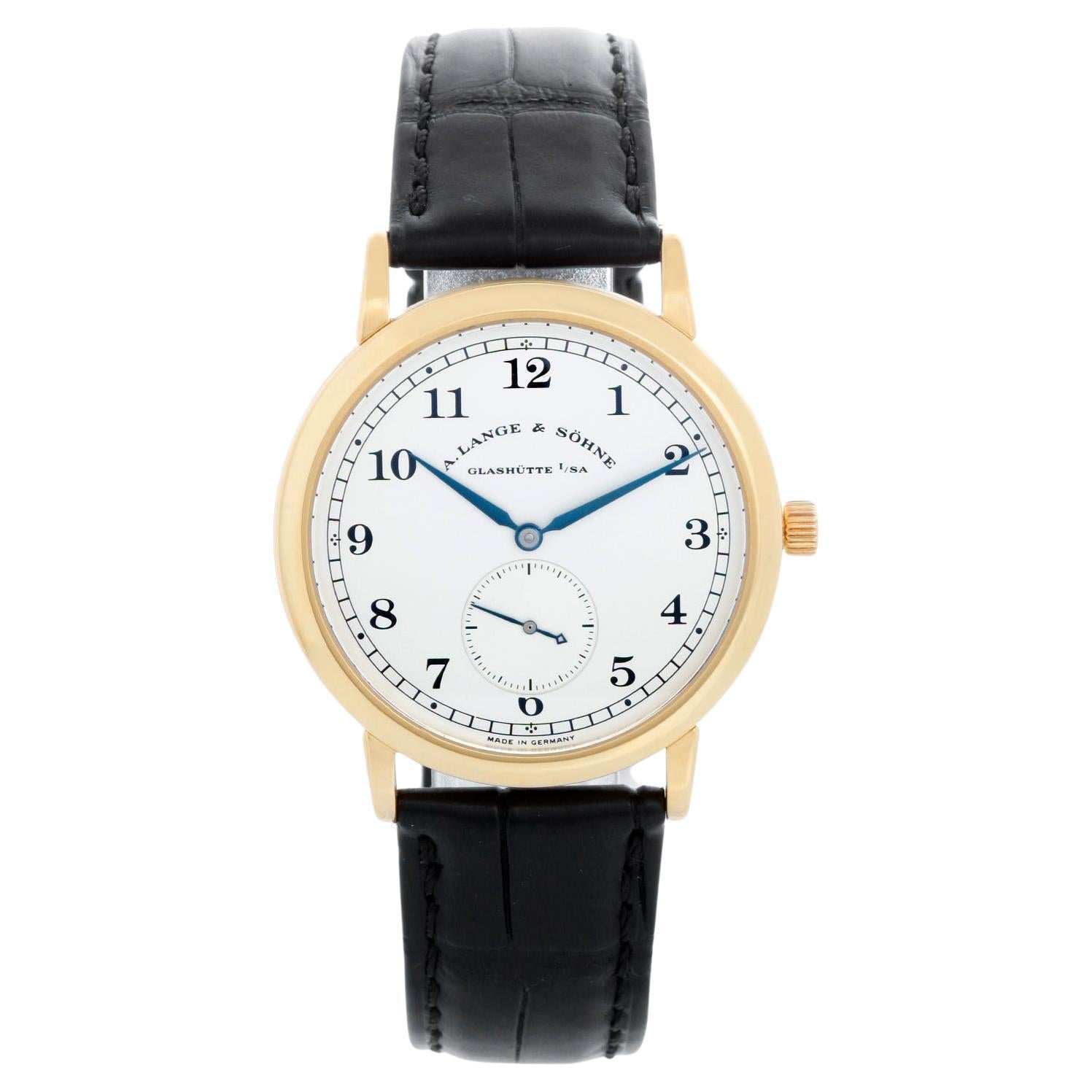 A. Lange & Sohne 1815 Men's Yellow Gold Watch 206.032 For Sale