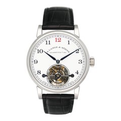 A. Lange & Sohne 1815 Tourbillon 730.079F Esfera Platino Reloj Caballero Caja Papeles A. Lange & Sohne 1815 Tourbillon 730.079F Esfera Platino Reloj Caballero Caja Papeles