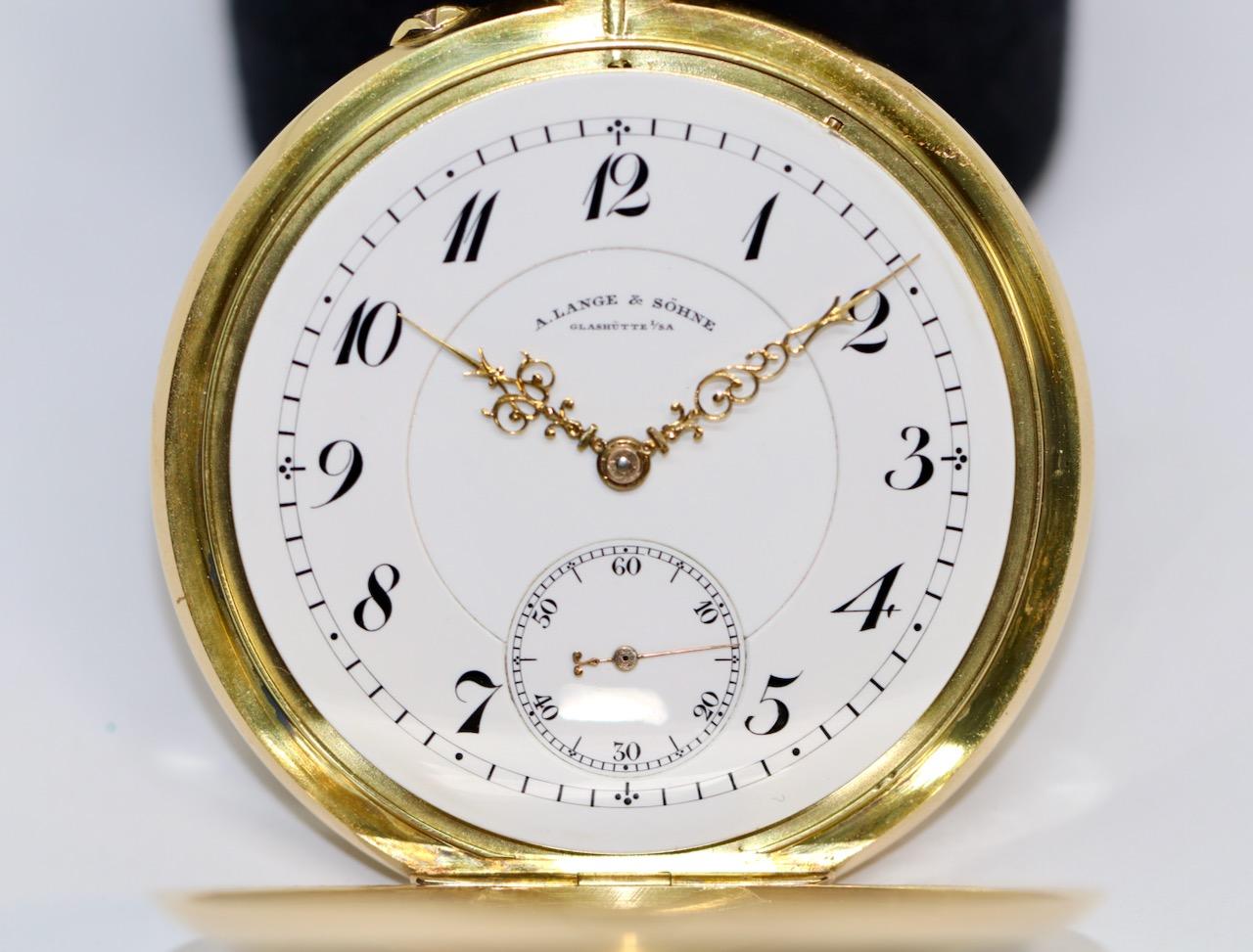 A. Lange & Söhne 1A 18 Karat Gold Pocket Watch, 