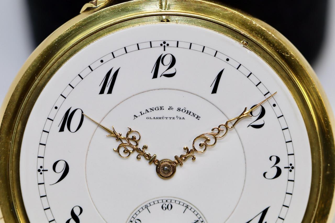A. Lange & Söhne 1A 18 Karat Gold Pocket Watch, 