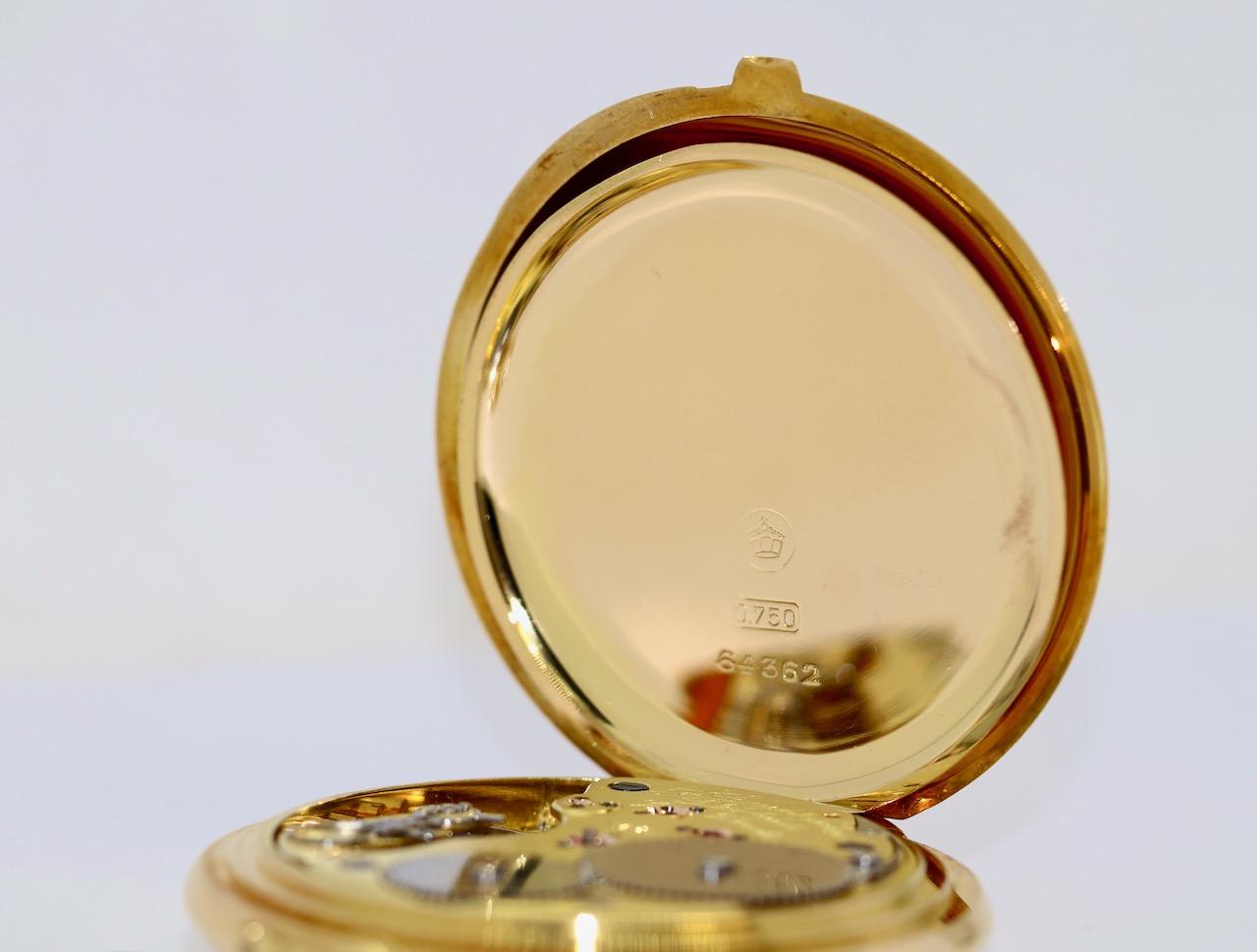 A. Lange & Söhne 1A 18 Karat Gold Pocket Watch, 