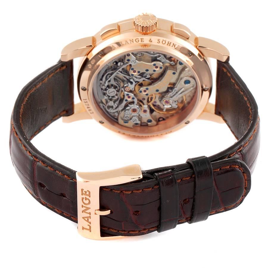 Men's A. Lange Sohne Datograph 18k Rose Gold Mens Watch 403.032 For Sale