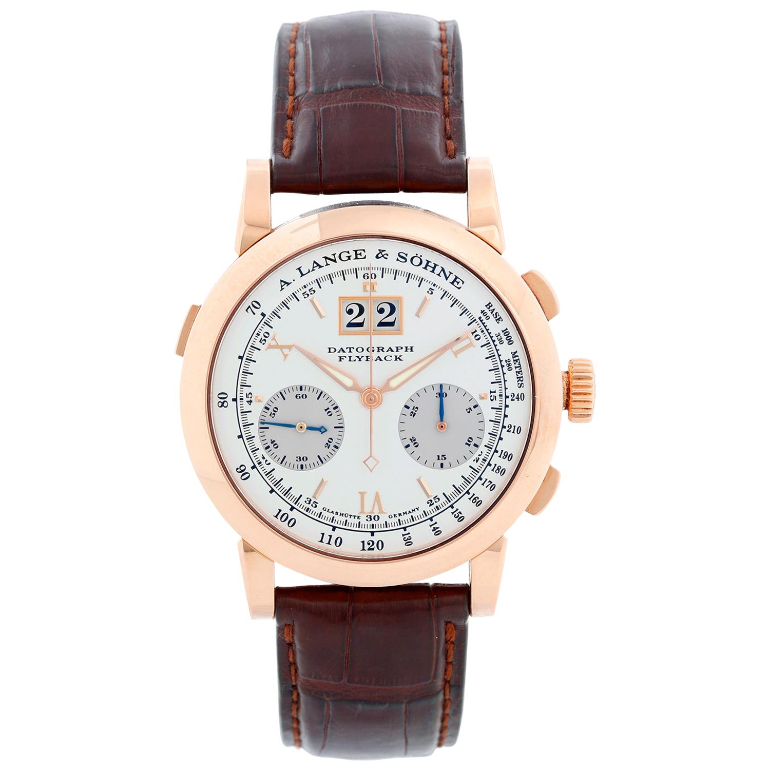 A. Lange & Sohne Datograph Flyback Rose Gold Men's Watch 403.032