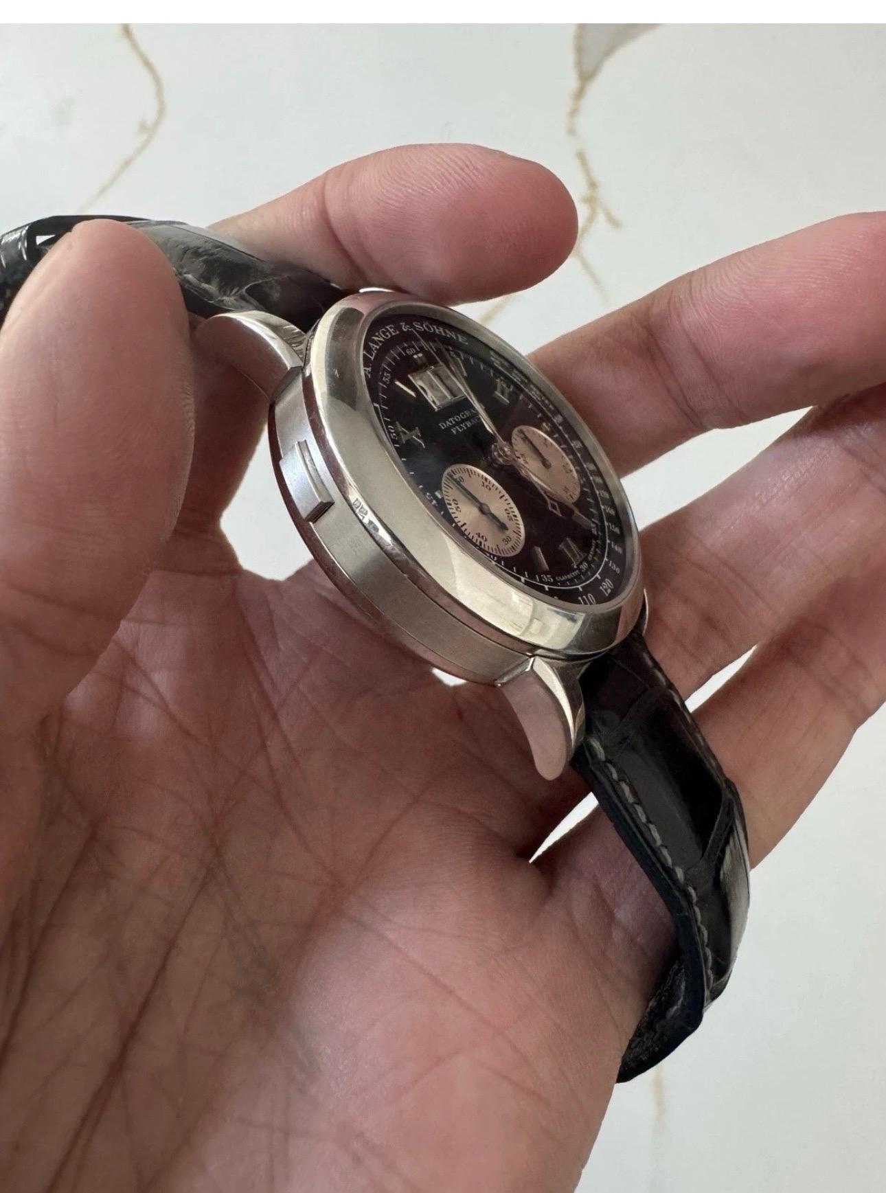 A. Lange & Sohne Datograph Platinum Flyback Chronograph 403.035



