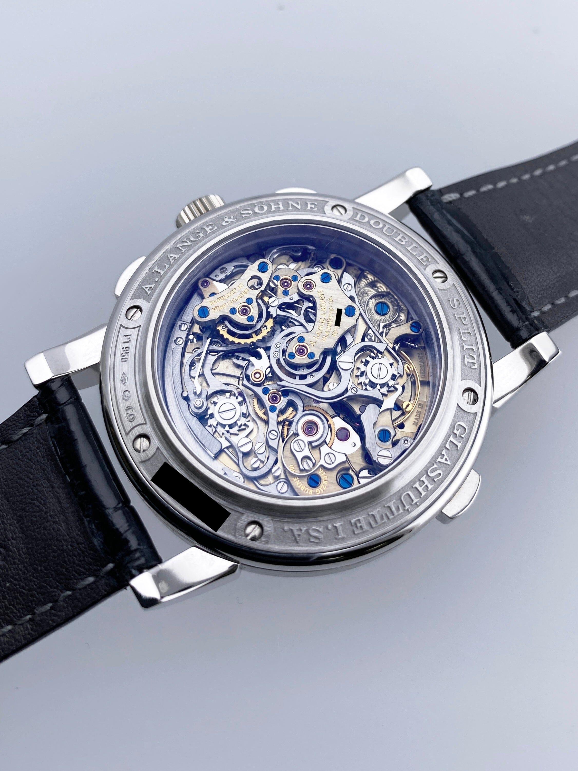 A. Lange & Sohne Double Split 404.035 Reloj de caballero Caja Papeles en venta 5