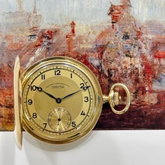 A. Lange & Sohne DUF Pocket Watch 14k Gold Near NOS Condition 1930s