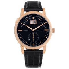 A. Lange & Sohne Grand "Big Date" Reloj de pulsera automático de oro rosa de 18 quilates Ref 308.031