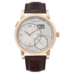 A. Lange & Sohne Grand Lange 1 42mm Rose Gold Hand Wind Watch 115.032/LS1154AD