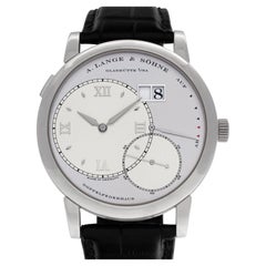 A. Lange & Sohne "Grande Lange 1" 1 115.025 Platinum Manual Watch