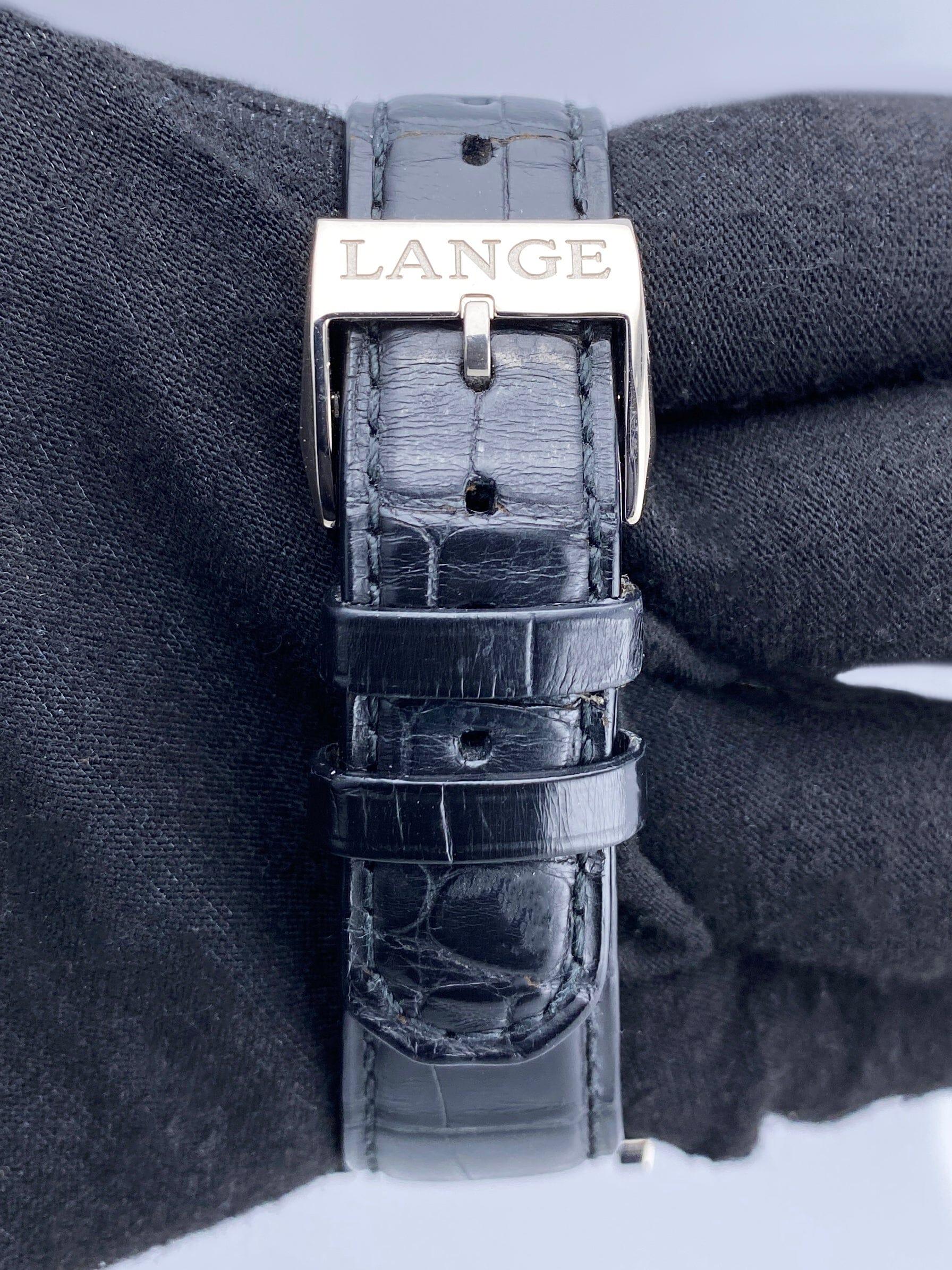 A. Lange & Sohne Lange 1 101.030 Graues Zifferblatt Herrenuhr Papiere im Angebot 5