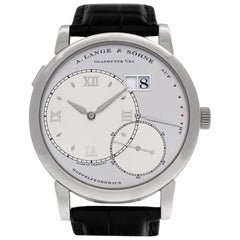 A. Lange & Sohne Lange 1 115.025, Silver Dial, Certified &