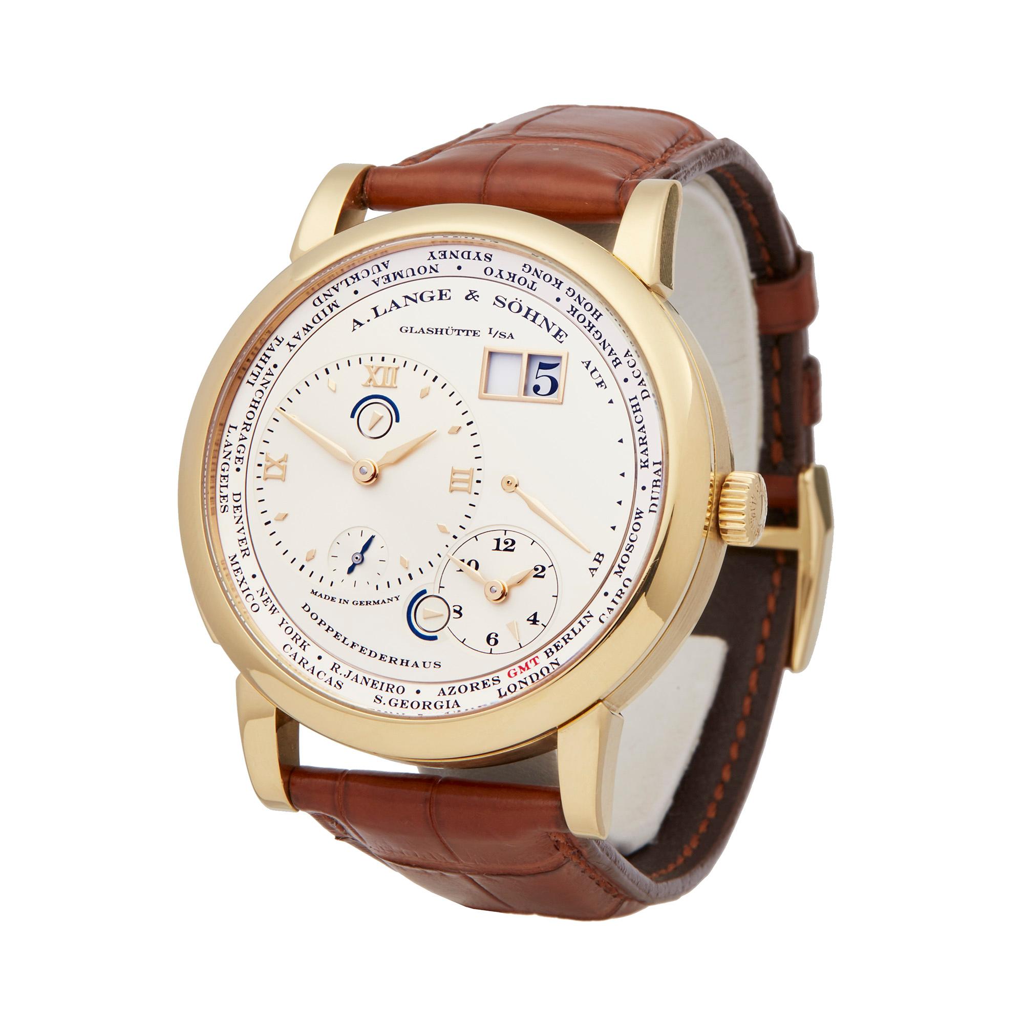 Reference: W5492
Manufacturer: A. Lange & Sohne
Model: Lange 1
Model Reference: 116.021
Age: 2nd May 2006
Gender: Men's
Box and Papers: Box, Manuals and Guarantee
Dial: Silver Roman
Glass: Sapphire Crystal
Movement: Mechanical Wind
Water Resistance: