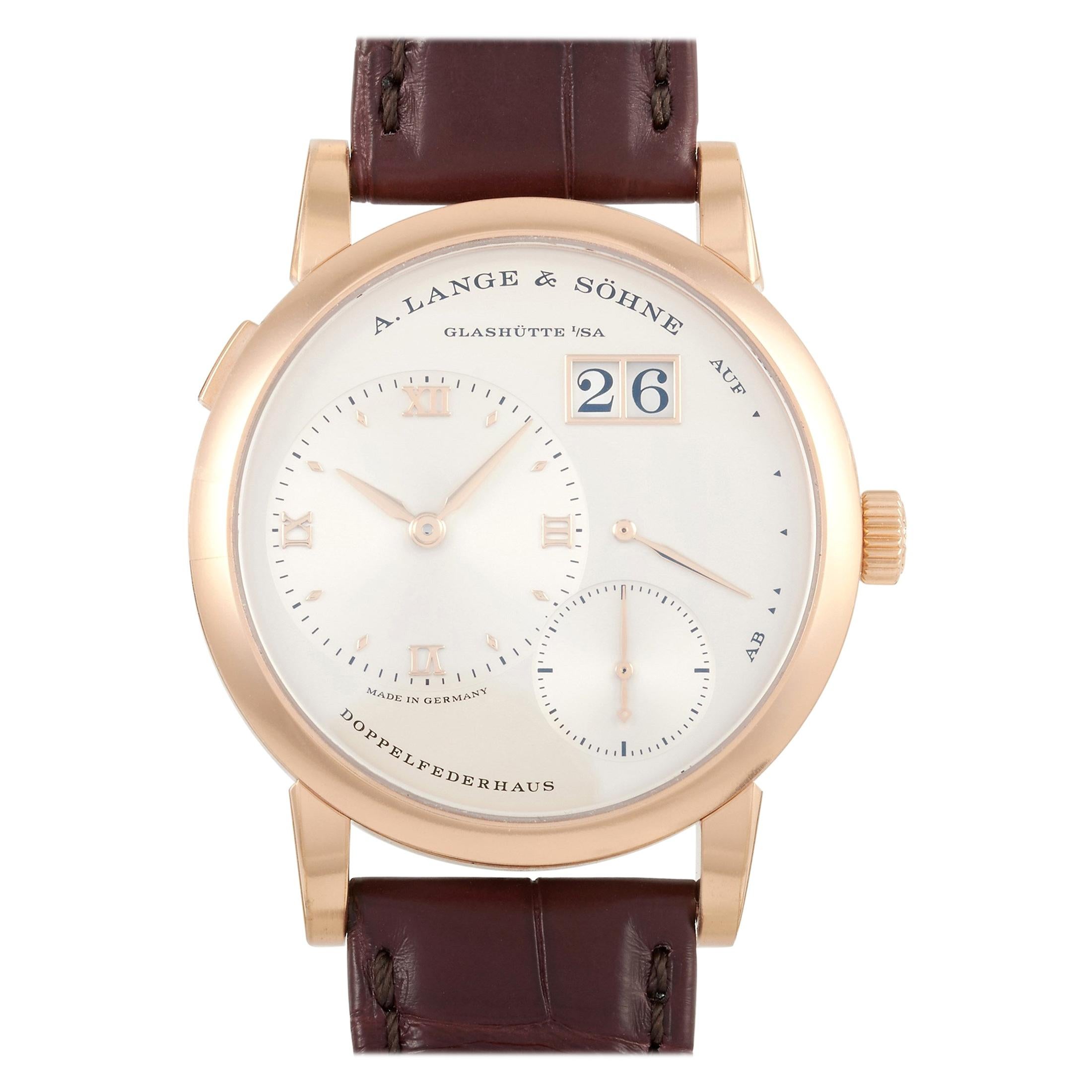 A. Lange & Sohne Lange Rose Gold Watch 191.032