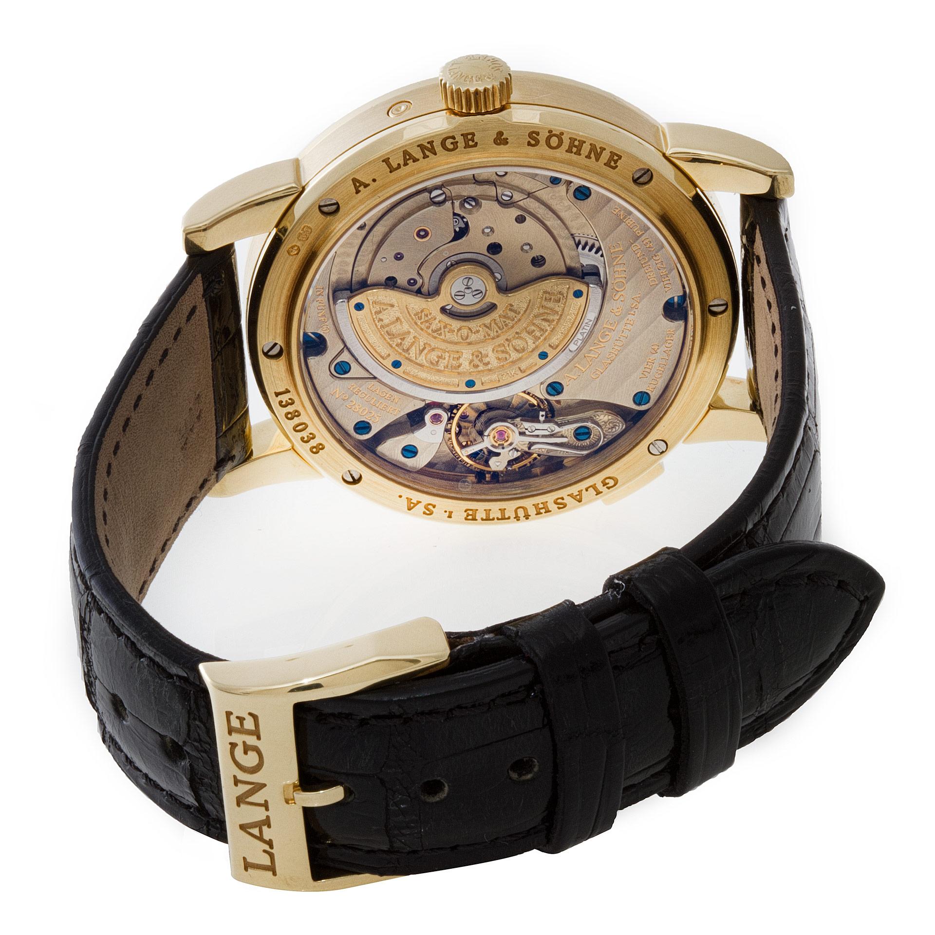 Men's A. Lange & Sohne Langematik Perpetual Calendar in 18k Yellow Gold Watch
