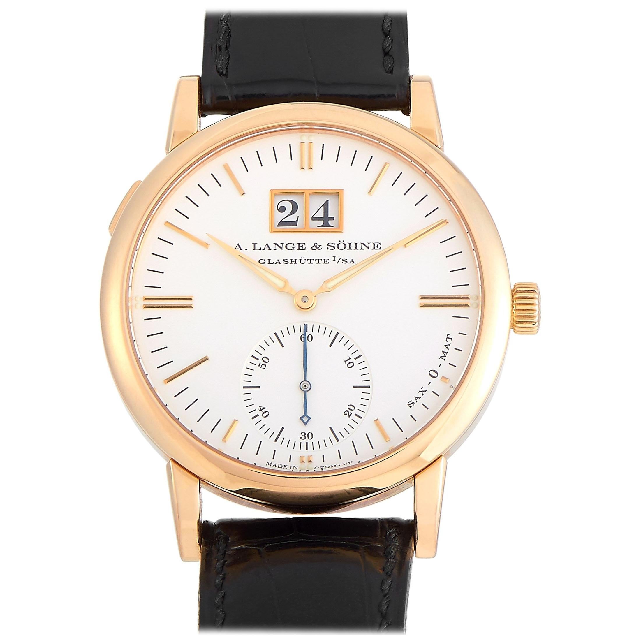 A. Lange & Sohne Langematik Big Date Rose Gold Automatic Watch 308.032