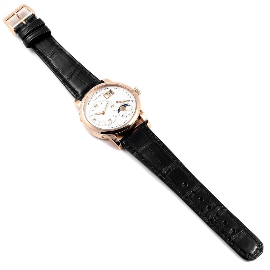 A. Lange Sohne Rose Gold Moonphase Men’s Watch 109.032 Box Papers For Sale 2