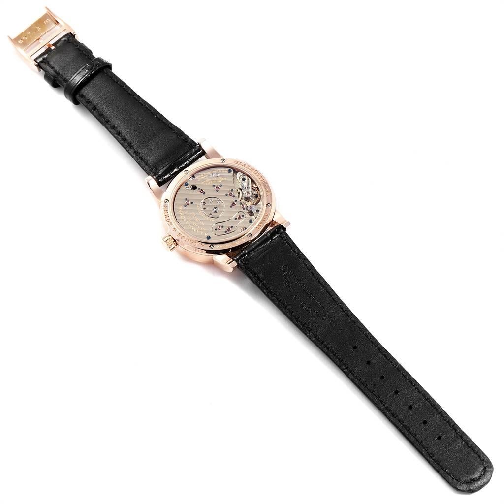 A. Lange Sohne Rose Gold Moonphase Men’s Watch 109.032 Box Papers For Sale 3