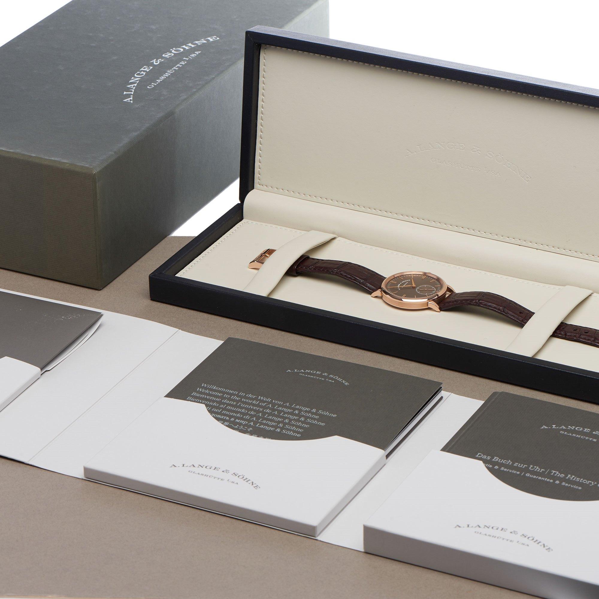 A. Lange & Söhne Saxonia 0 380.042 Men Rose Gold 0 Watch 4