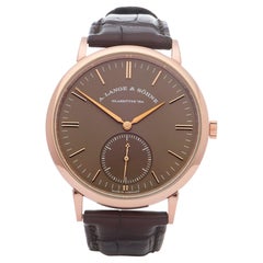 Used A. Lange & Söhne Saxonia 0 380.042 Men Rose Gold 0 Watch
