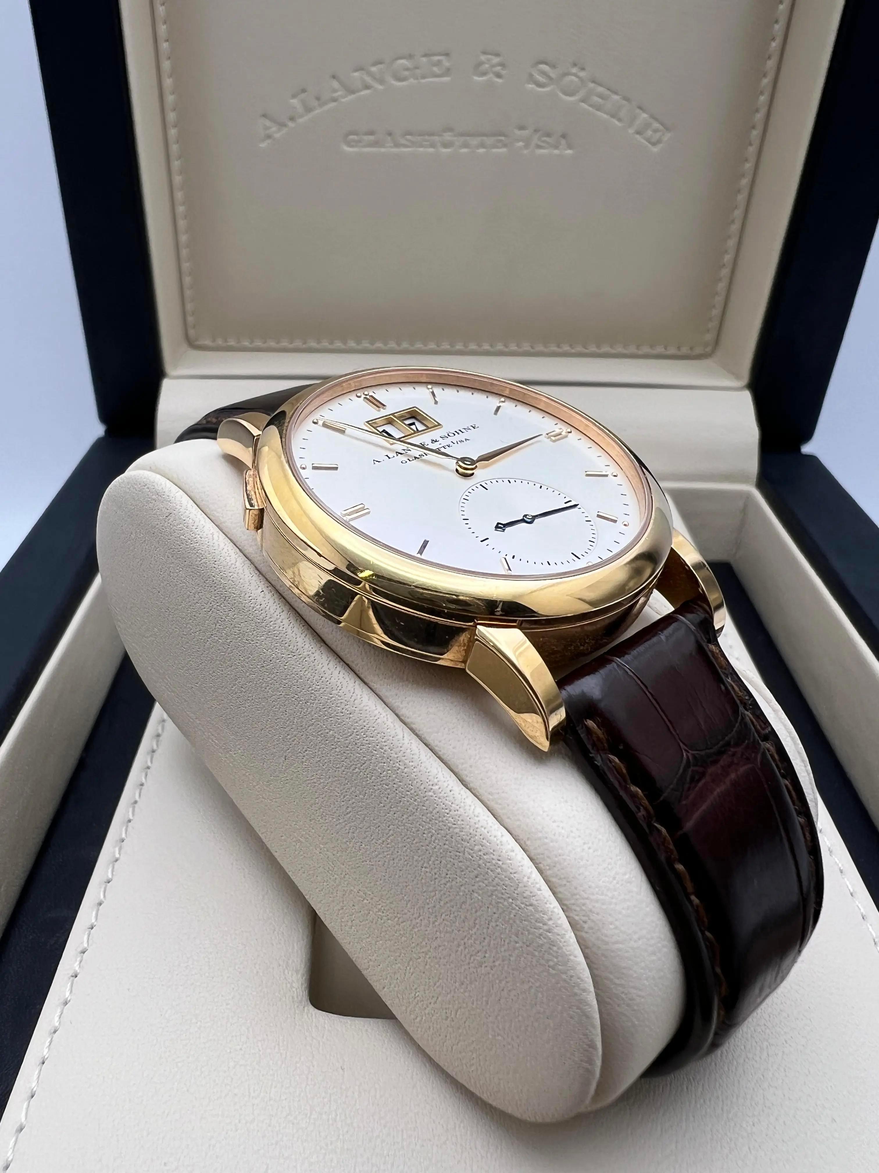 A. Lange & Söhne Saxonia 37mm 315.032 18K Rose Gold Men's Watch Box Papers For Sale 6