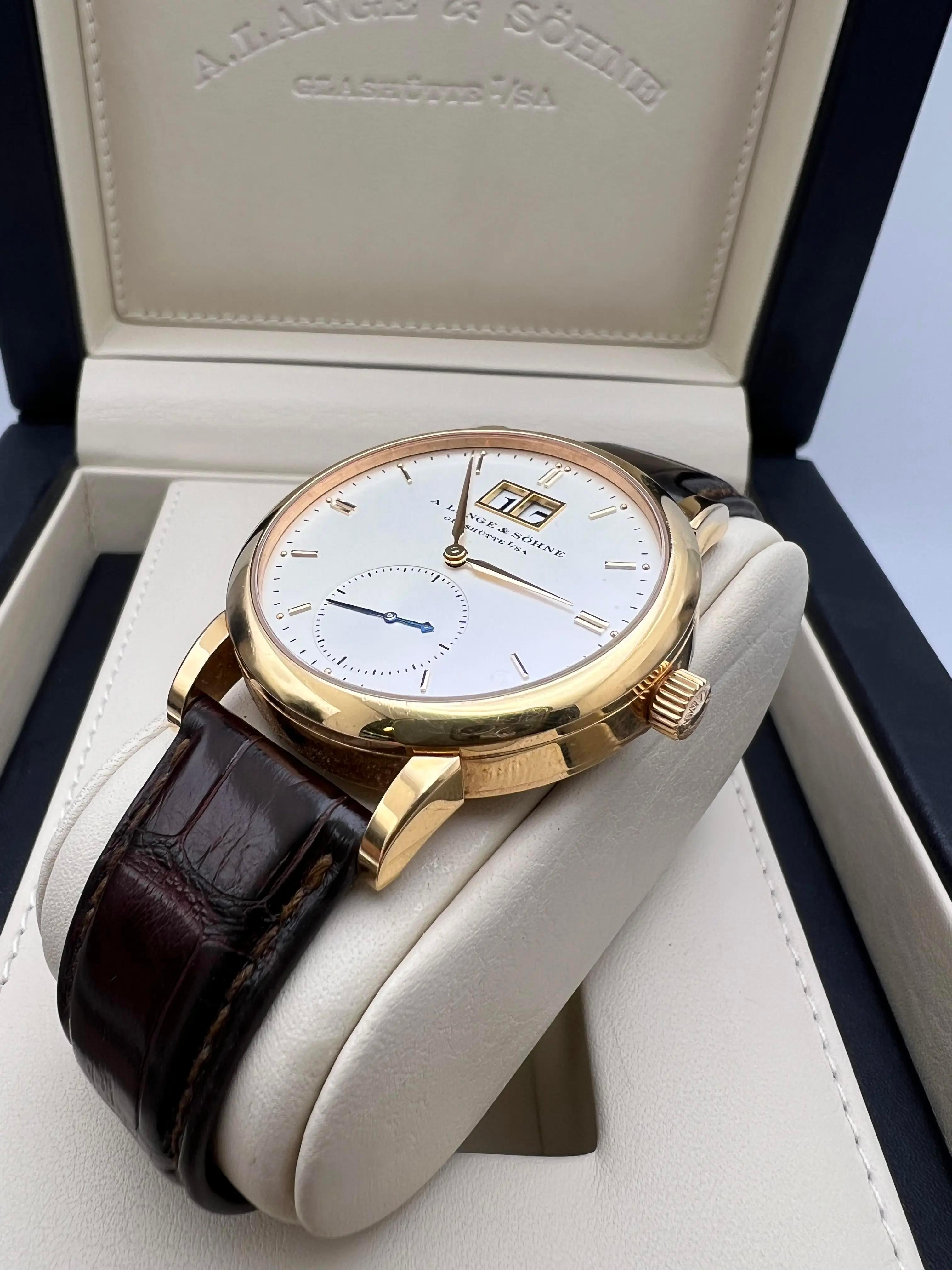 A. Lange & Söhne Saxonia 37mm 315.032 18K Rose Gold Men's Watch Box Papers For Sale 5
