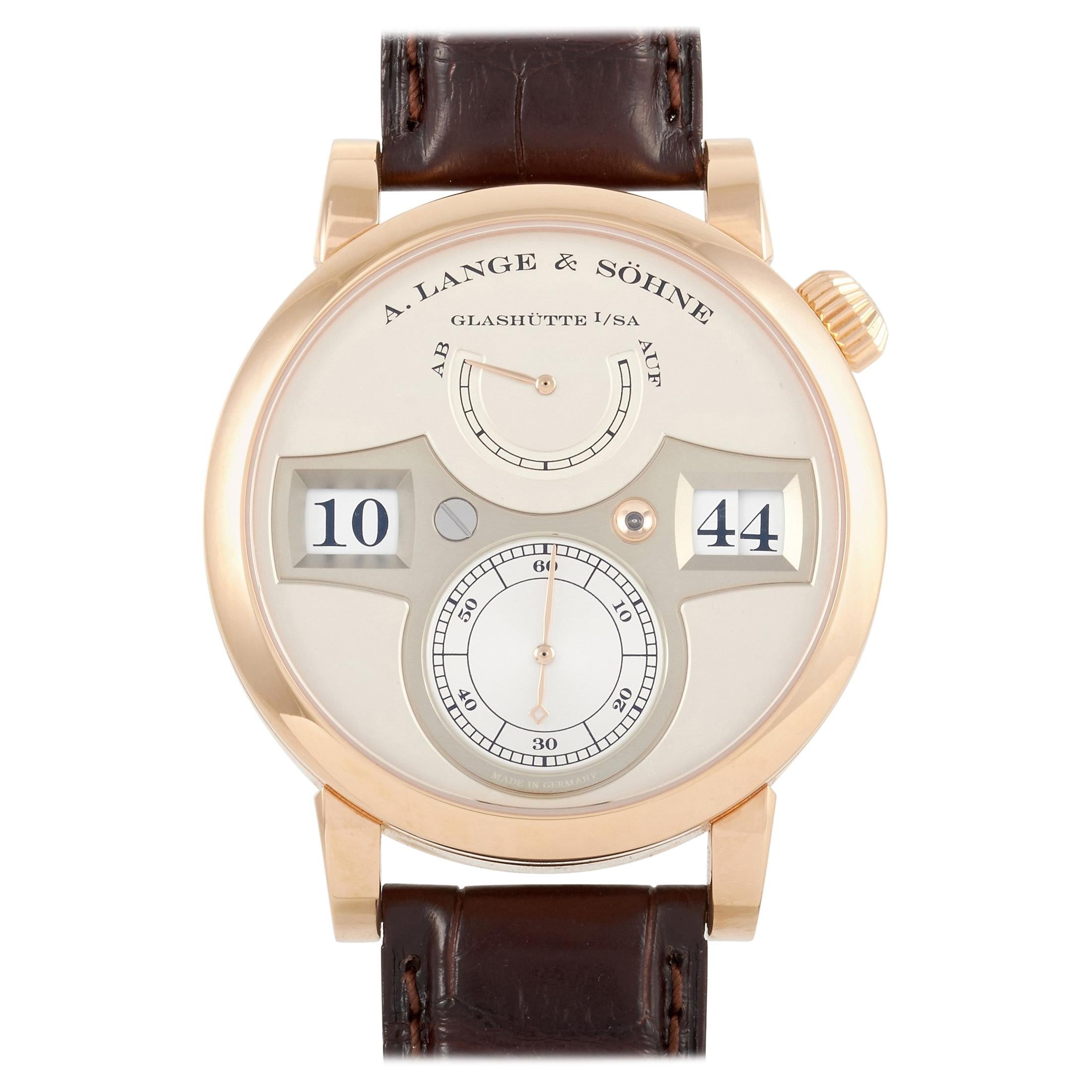 A. Lange & Sohne Zeitwerk Rose Gold Watch 140.032