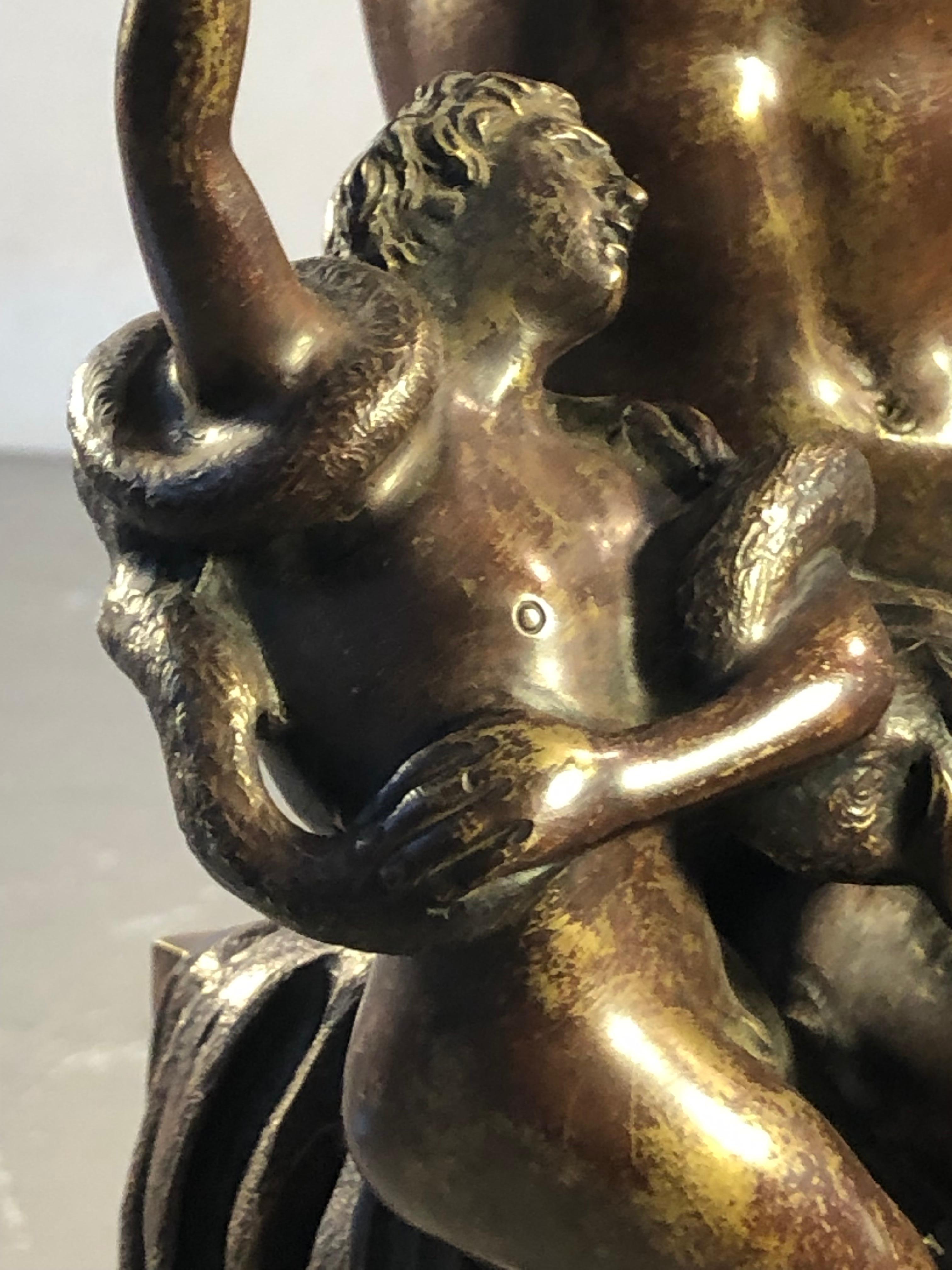 A LAOCOON Bronze SCULPTURE by GENNARO CHIURAZZI after LISSIPO, Italy 1880-1890 For Sale 11