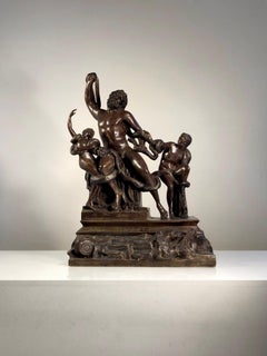 GRUPPO LAOCOON Scultura in bronzo di FONDERIA CHIURAZZI, Italia 1880-1890