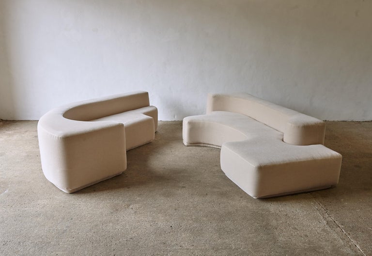 Lara Sofa by Pamio, Toso and Massari for Stilwood, New Mohair, Italy, 1960s For Sale 7