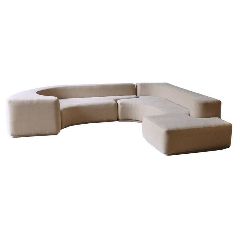 Lara Sofa by Pamio, Toso and Massari for Stilwood, New Mohair, Italy, 1960s For Sale