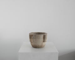 A Large 18Th C. Primitive Wabi Sabi Catalan Stone Mortar