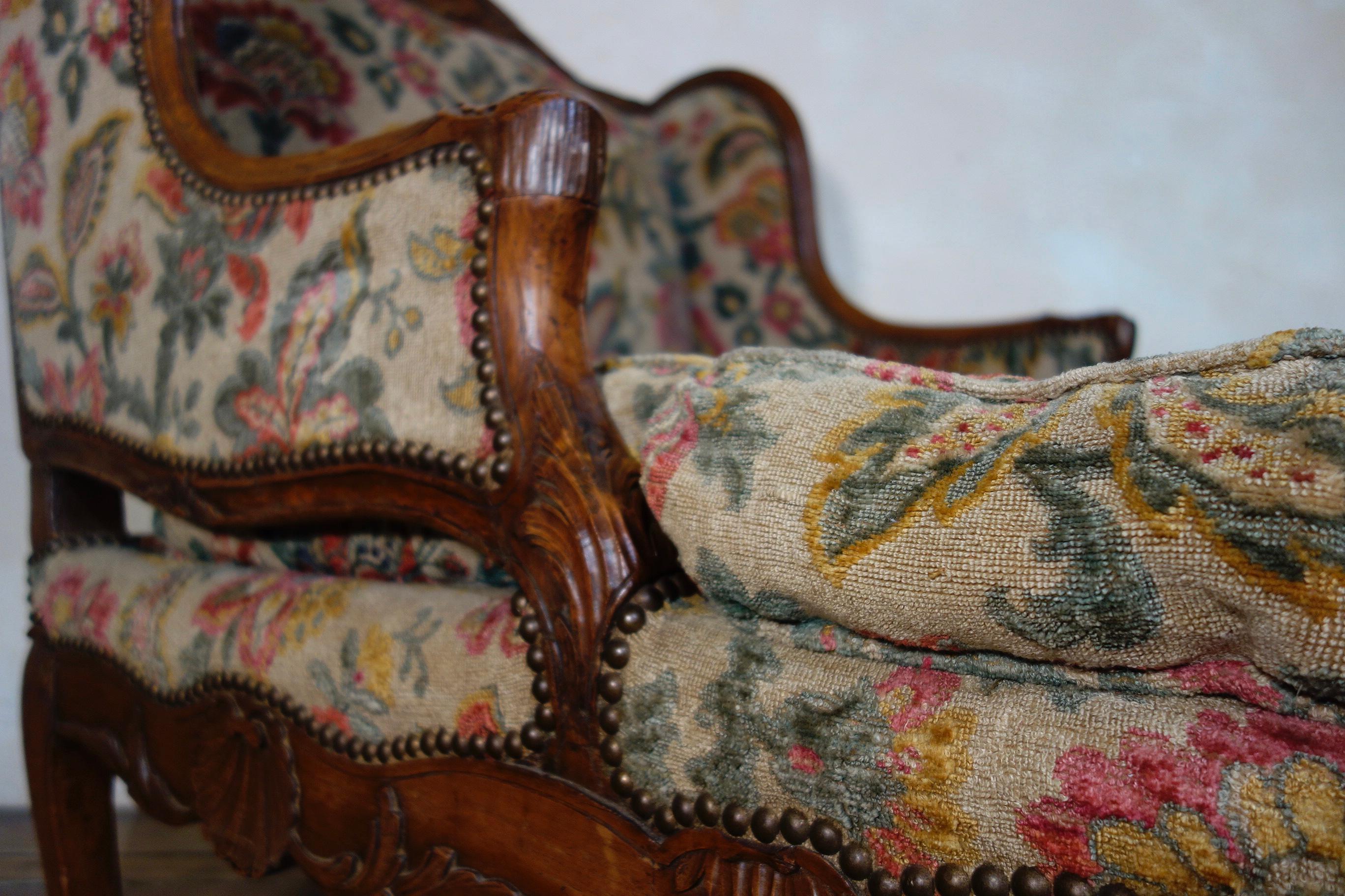 Large 18th Century French Chaise Longue, Day Bed 2