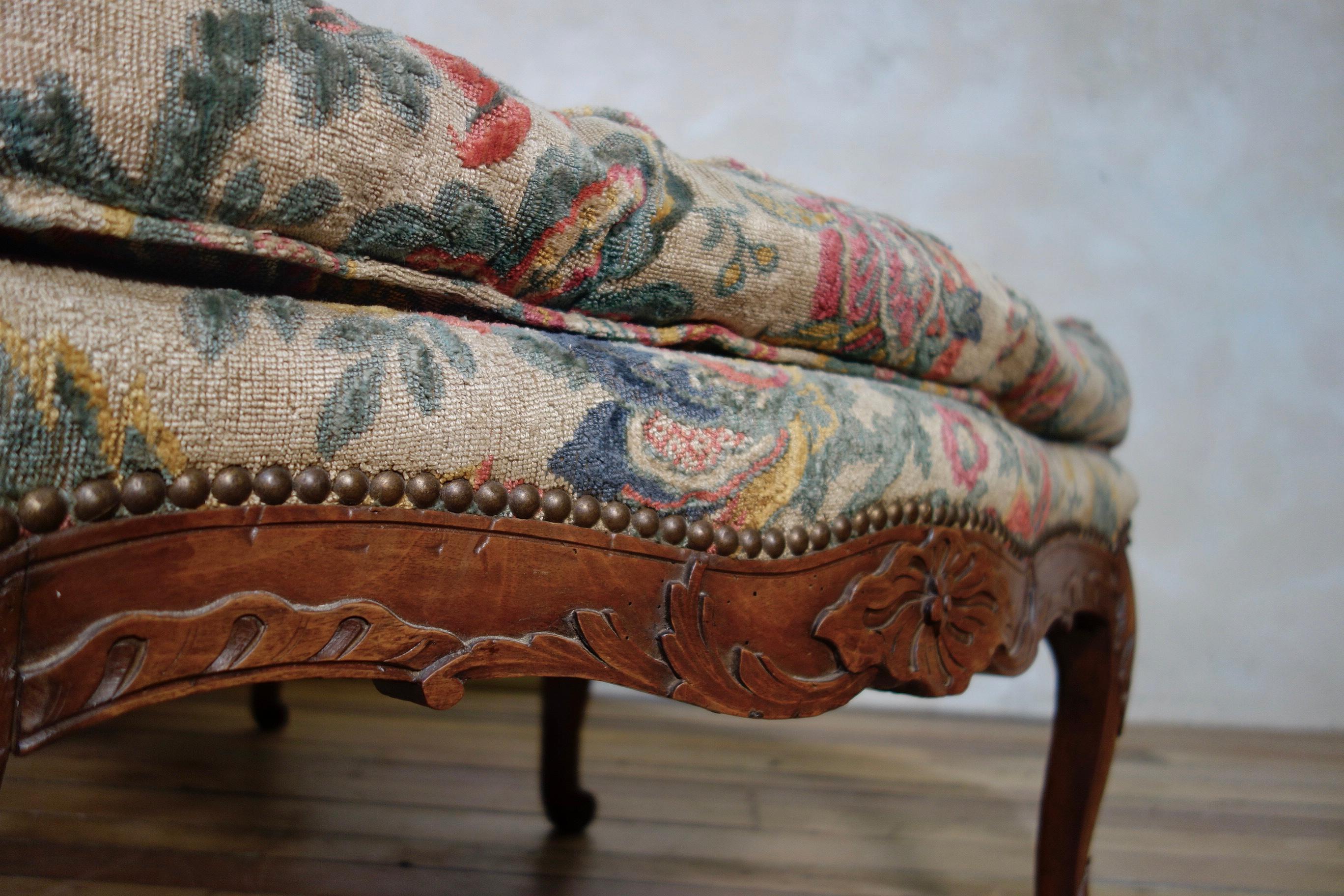 Large 18th Century French Chaise Longue, Day Bed 4